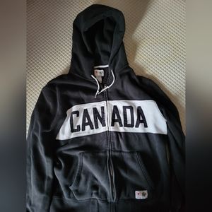 HBC black/white CANADA olympic games sweater